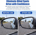 Blind Spot Mirrors 2 Pack, HD Glass Frameless Convex Side Mirror, Wide Angle Adjustable Stick On Blindspot Mirror for Car SUV Trucks, Universal Rear View Mirror Accessories, Oval