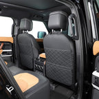 Seat Back Protector,Shields Seat Backs From Kicks and Adds Storage | kick mats back seat protector easy to install and clean, well-crafted, sturdy, durable and stylish.2 Pack