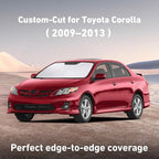 Windshield Sunshade Compatible for Toyota Corolla 2009-2011 2012 2013 LE, XLE, S, XRS Sun Visor for Front Windshield & Window Sun Shade Cover, UV Heat Blocker & Protector, Car Accessories