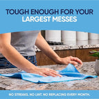 Bulk 12” X 12” All Purpose Microfiber Towels Wholesale - Case Quantity (400 Count) | No Fraying | High Density Microfiber | Zero Chemical Cleaner | Long-Lasting (Red)