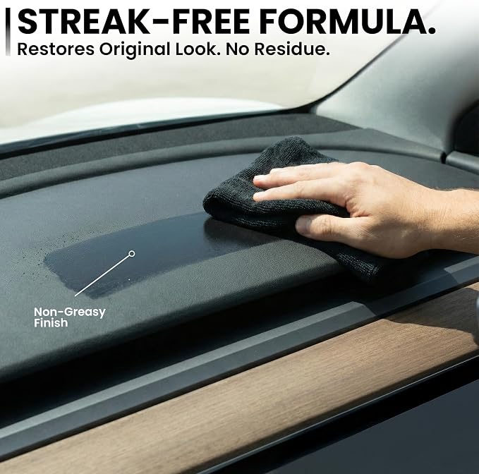 TESLA Interior Cleaner Kit - (16oz) Tesla Model Y Juniper Accessories & Tesla Model 3 Accessories | Tesla Seat Cleaner, Car Interior Cleaner - Car Leather Cleaning | Tesla Model S 3 X Y 2026