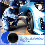 Heavy Duty Tire Patches Radial Patch Round Fast Repair Cold Tyre Puncture Repair Kit for Car Truck Motorcycle Automobile Bike Inner Tire (150 Pcs, 42 Mm)