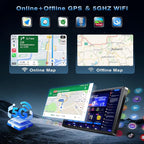 [4G+64G] Android Car Radio for Kia Sportage 2010-2016 with Wireless Carplay Android Auto, 9 Inch HD Touchscreen Car Stereo with WiFi GPS Bluetooth5.0 FM/RDS 32EQ SWC Backup Camera MIC