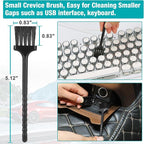 Car Interior Duster Detailing Cleaning Gel Brushes Kit, | Soft Dust Detail Crevice Brush Slime Putty Cleaner Accessories Tools for Dashboard,Air Vent,Panel,Leather
