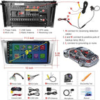 Touch Screen Car Radio Stereo for Toyota Camry 2006-2011 | Wireless Carplay&Android Auto&Mirrolink, FM Radio, GPS Navigation,DSP Setting,Back-up Camera,Blutooth,Split Screen,SWC