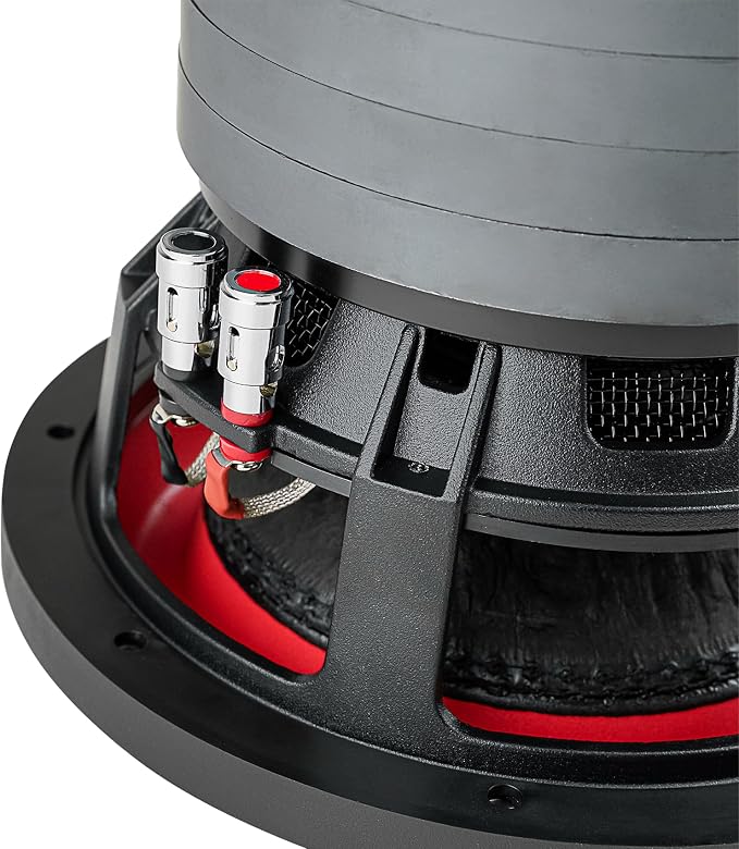8" Quad Stack Composite Cone Subwoofer (TXX-BDC-IV-8), Superior Performance, 1000W, 4 Magnets, BASV Voice Coil, Aluminum Basket, Multi-Connect, Non-Press Paper Cone, 2 x 4 Ohms