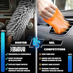 Car Duster Interior 14" – Ultimate Dash Duster for Women & Men, Chenille Car Accessories Interior, Lint & Scratch-Free