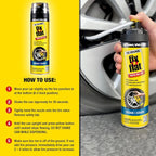 S60420-6PK Aerosol Emergency Flat Tire Repair and Inflator, for Standard Tires, Eco-Friendly Formula, Universal Fit for All Cars, 16 oz. (Pack of 6)