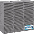 Grey Microfiber Cleaning Cloth,150 Pack Cleaning Rags, Cleaning Towels,11.5"X11.5" Shop Towels