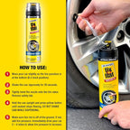 S60430-6PK Aerosol Emergency Flat Tire Repair and Inflator, for Large Tires, Eco-Friendly Formula, Universal Fit for All Cars and Small Trucks/SUVs, 20 oz. (Pack of 6)
