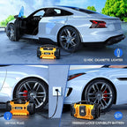 Portable Air Compressor Tire Inflator 3 Power Sources Pump 160PSI Dual Powerful Motors Fast Inflate Auto Shutoff for Cars & Inflatables Inflation/Deflation