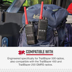 Cobra GMRS Trailblazer Antenna Red - High-Performance Antenna for GMRS Two-Way Radios, Red Finish