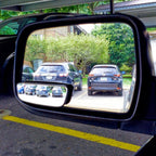Rectangle Blind Spot Mirror, HD Glass ABS Housing Convex Wide Angle Rearview Blindspot Car Mirror for Car SUV and Truck (Framed, Pack of 2)