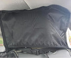 High Barrier Dog Car Seat Cover with Hard Bottom,Mesh Window,Waterproof,Anti Scratch,Safe,Easy to Use and Clean,Holds 330lbs,Foldable Car Seat Protector for Cars,SUVs,Small Pickup Trucks