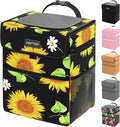 Car Trash Can - Leakproof, Collapsible, 2 Gallon Capacity, Polyester Material, Sunflower Color, Fits Sedans, SUVs, Trucks