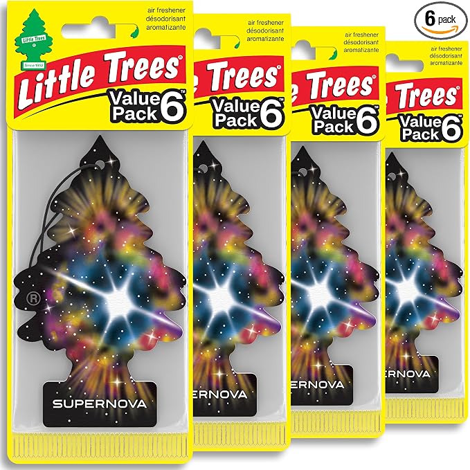 Car Air Freshener | Hanging Tree Provides Long Lasting Scent for Auto and Home | 24 Air Fresheners |Supernova
