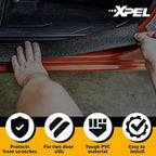 Black Universal Door Sill Guard (60" x 2.75") Paint Protection Film Kit