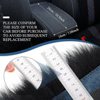 Furry Armrest Cover Auto Center Console Cover Car Soft Console Pad, Real Sheepskin Wool Soft Fluffy Auto Center Armrest Pad for Most Car Decoration Protector(Black)