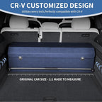 Car Trunk Organizer for Honda CR-V 2017-2022, Collapsible Sturdy Trunk Storage Container with Lid and Handle Large Leather Car Trunk Storage (Blue,39.7 x 11.4 x 12.2in)