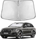 Windshield Sunshade Compatible for Audi Q7 2016-2024 2025 2026, Sun Visor for Front Windshield & Window Sun Shade Cover, UV Heat Blocker & Protector, Car Accessories