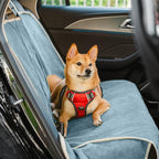 Dog Car Seat Cover for Back Seat, Back Seat Pet Cover for Dogs Waterproof, Scratchproof Dog Backseat Cover, Non-Slip Bench Car Seat Protector, Universal Fit Most Cars, SUVs, Trucks, Blue