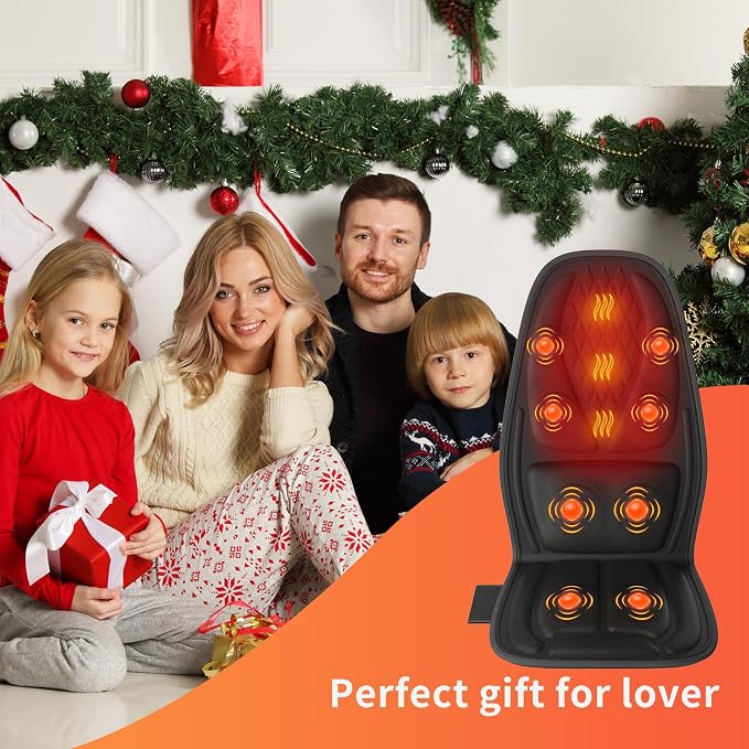 Massage Seat Cushion,Vibration Back Massager for Chair, Seat Massager Cushion,Massage Chair Pad for Home/Office