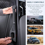 Car Seat Gap Filler 2PCS with Organizer, PU Car Gap Filler Universal Fit for Car SUV Truck, Seat Gap Filler Between Seat and Console, No Drop Car Seat Gap Blocker with Dual Storage Slotsge