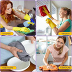 60 Pcs Microfiber Cleaning Cloths for Cars 16 x 16 Inch Ultra Absorbent Car Towels Drying Reusable Cleaning Supplies House Kitchen Window Microfiber Towel (6 Color)