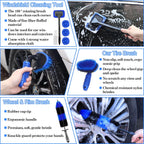 26-Piece Car Detailing Brush Kit — Complete Interior Cleaning Set