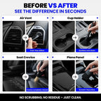 Detailing Brush Set, 9PCS Car Detailing Kit Interior with 2 Cleaning Gel & Towel, Boar Hair Car Detailing Brush, Soft Bristle Dust Brush for Dashboard Vents, Auto Truck SUV RV Accessories