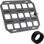 Vehicle MOLLE Panel Car Visor Organizer Storage Rack Rigid Insert Panel for Backpack Tactical Accessories Gear Holder Molle Pouches EDC Gadgets Small Tools Pens Sunglasses