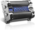 CAP8 Car Capacitor - 8 Farad, Energy Storage, Enhanced Bass From Stereo, Warning Reverse Polarity Tone, Voltage Overload Low Battery Voltage Led