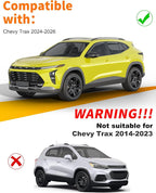 in-Channel Window Rain Guard for Chevy Trax 2024 2025 2026 Rain Guards Side Window Visors Low Profile Vent Visor Extra Durable Window Deflectors Vent Shades