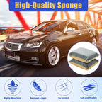 2P Window Defogger Sponge, Windshield Glass Defogger | Absorbent Car Window Cleaner for Auto Cleaning (Yellow+Grey)