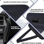 Car Trash Can, 2 Gallons Foldable Leakproof Car Garbage Can, Collapsible Hanging Car Trash Bin for Car Seat, Garbage Bags, Car Interior Accessories