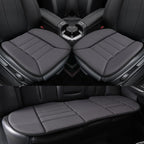 3-Piece Car Seat Cushion Set, 1.2inch Memory Foam Comfort, 2 Front Automotive Seat Cushions + Rear Bench Cushion, Non-Slip Bottom, Fits Sedan SUV Truck Van, Car & Office Chair, Dark Grey