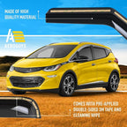 Extra Durable Window Deflectors in-Channel Window Visors Rain Guards Fit for Chevrolet (Chevy) Bolt EV 2017-2023, Sun Visors, Wind Vent for Shades, Exterior Car Accessories - 4pcs. AG0754