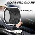 Car Door Edge Guards Door Sill Protector Automotive Entry Guard Anti Collision Scuff Sill Trim Protection Strips for Most Cars Vehicles Accessories(2.8 Inch Wide, 16.4 Feet,Black)