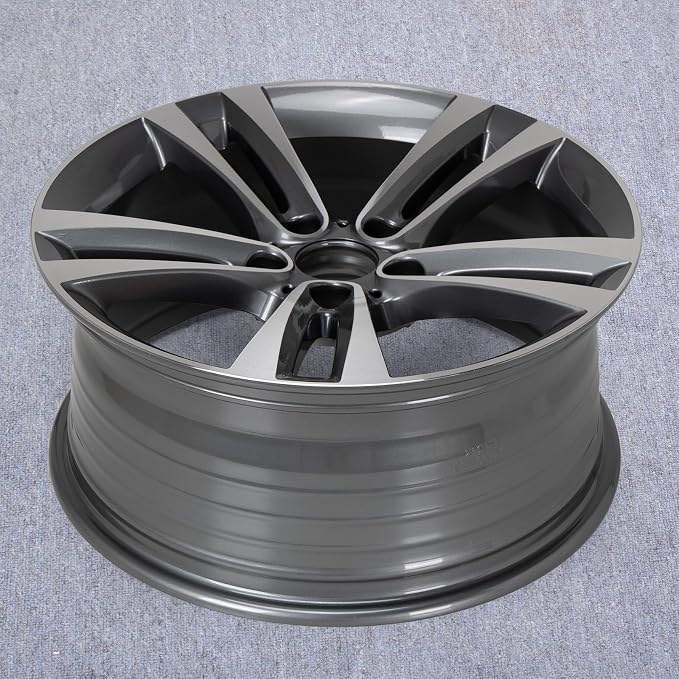 New 18" x 8" Premium Aluminum Alloy Wheel Rim Compatible with 2012-2020 BMW 320i 328i 330i 335i 340i 428i 430i 435i 440i OEM Design Replacement Rim, Direct Fit, OE Stock Specs, Gunmetal Gray