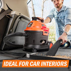 AA255W Wet/Dry Utility Vac 2.5 Gallon, 2.5-Gallon,120 Volts (AC), Orange/Black