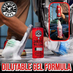 Diablo Gel Oxygen Infused Foam Wheel & Rim Cleaner, Concentrated Car Wheel Cleaner Safe on All Finishes, Removes Brake Dust, Dirt, Grime, for Cars, Trucks, SUVs, Motorcycles & RVs, 16 oz