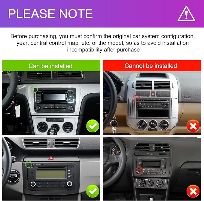 4G+64G Android Car Stereo for VW Passat Golf MK5 MK6 Jetta T5 EOS Polo Touran Seat Sharan Wireless Carplay Android Auto, 7'' Touchscreen Car Radio with GPS Bluetooth 5G-WiFi FM 32EQ DSP Rear Camera