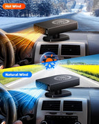Car Heater,12V 150W Portable Windshield Defogger and Defroster,Plugs into Cigarette Lighter,Rotatable Fast Heating Car Window Defroster Windshield Defogger,Heating & Cooling Automobile Heater