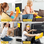 40 Pcs Yellow Microfiber Towels: 16"x16" Microfiber Drying Towels Bulk Micro Fiber Car Cleaning Cloth for Cars Drying Washing Polishing Cleaning Household Supplies