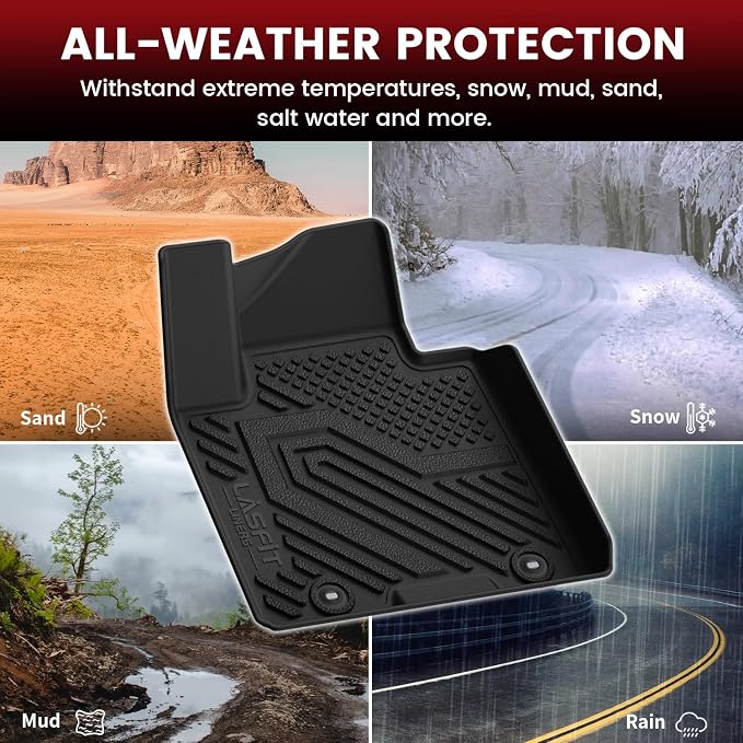 Floor Mats & Cargo Mat for KIA Sportage 2022 2021 2020 2019 2018 2017, All Weather TPE Car Mats Custom Fit Floor Liners & Trunk Mat for Sportage 2017-2022 1st & 2nd Row & Cargo Liner
