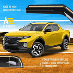 Extra Durable Window Deflectors in-Channel Window Visors Rain Guards Fit for Hyundai Santa Cruz 2022-2026, Sun Visors, Wind Vent for Shades, Exterior Car Accessories - 4pcs. AG0482