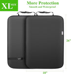 Kick Mats Back Seat Protector, Waterproof Oxford Seat Back Protector, Car Seat Back Protector for Kids, Back of Seat Protector for Kids Feet Car Seat (Black A -1pc)