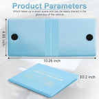 Car Registration and Insurance Card Holder, Vehicle Glove Box Car Organizer, Interior Car Accessories for Documents, Cards, License - 2 Pack
