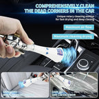 Tornado Mini High Pressure Air Blower for Auto Interior Cleaning | Car Cleaning Air Gun Kit Vortex Air Cleaning Tool for Quickly Blasts Dirt with Air Compressor | Compact & Powerful & Portable