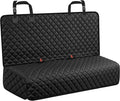 Dog Car Seat Cover for Back Seat - Waterproof Non-Slip Car Seat Protector for Dogs Pet, Scratchproof Back Bench Seat Covers for Mid-Size Cars, Mid-Size SUVs, Black